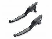 BLACK HAND CONTROL LEVER KIT - Fits '14-'16 FLHR and FLHRC and '08-'13 Touring and Trike 38845-08