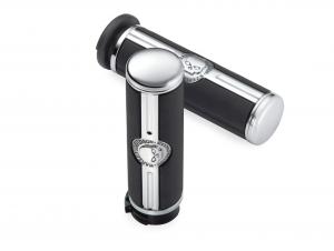 WILLIE G. SKULL LENKERGRIFFE - Dünn 1,3" 56751-04