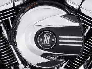 DARK CUSTOM" LOGO KOLLEKTION - LUFTFILTER-ZIERBLENDE -  Luftfilter-Zierblende -  Für Softail ab '16 - Touring und Trike Modelle ab '14 61300224