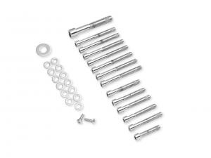 CHROME HARDWARE KIT - GEARCASE/FRONT<br />SPROCKET COVER - <br />Fits '04-later XL 94280-04
