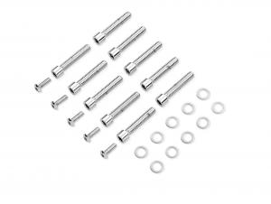 CHROME HARDWARE KIT - CAM COVER - Fits '99-later Dyna, '00-later Softail, and '99-'16 Touring 94058-03