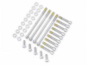 CHROMSCHRAUBEN-KIT - PRIMÄRDECKEL - Dyna ab '06 und Softail ab '07 60801-06