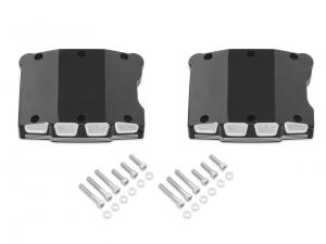 BURST COLLECTION ENGINE COVERS - Rocker Box Covers - Fits '99-'16 Touring and Trike models 25700251