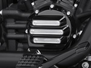 DOMINION  - Cam Cover - GLOSS BLACK - 18-later Softail + 17-later Touring & Trike 25700722