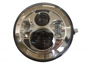7" LED  Hauptscheinwerfer Chrom mit E-Kennzeichnung. ORZ-JW-87EUFPC