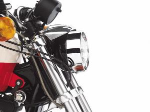 KaTur Motorrad-Scheinwerferverkleidung für Frontscheinwerfer, mit  Gabelhalterung für Harley-Davidson Sportster, Café Racer, Drag Bike, Dyna  FX/XL ab 1973 : : Auto & Motorrad