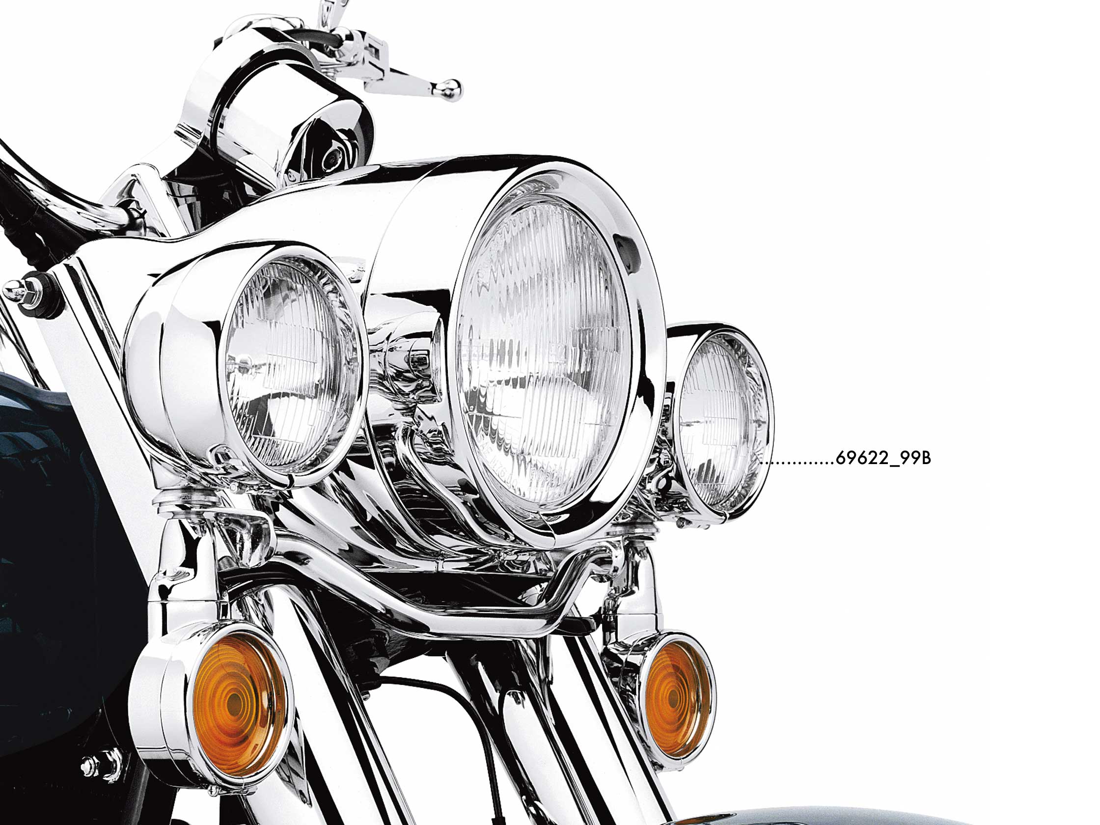 69624-99A Scheinwerfer Zierring im Thunderbike Shop