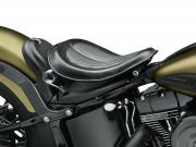 SOLO FEDERSATTEL  - Schwarzes Leder - Sportster, Dyna, Softail 52000279