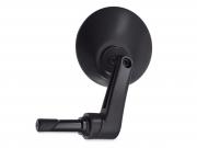 ROUND BAR END MIRROR - SATIN BLACK* - Left Hand 56000134