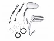 MIRRORS WITH AUXILIARY RUNNING LIGHT AND<br />DIRECTIONAL INDICATOR* - Chrome - Fits '14-later 56000080