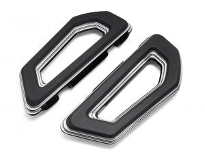 Empire Passenger Footboard Kit - Black Machine Cut 50501952