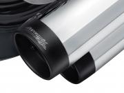 MUFFLER END CAPS - 3.5'' SATIN BLACK 65100153