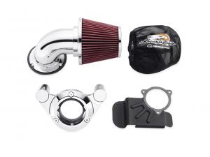 SCREAMIN' EAGLE HEAVY BREATHER PERFORMANCE AIR CLEANER KIT - Compact Design - Chrome 28716-10A
