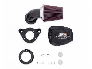 SCREAMIN' EAGLE HEAVY BREATHER PERFORMANCE AIR CLEANER KIT - Sportster® Stage I Upgrade<br />- Gloss Black 29400227