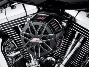 SCREAMIN' EAGLE® EXTREME BILLET<br />AIR CLEANER KIT - Chisel - Cut Back Black 29400127
