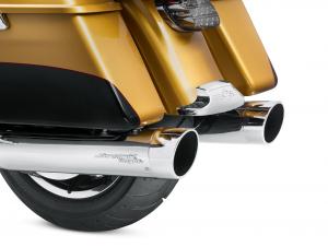 BLUNT SLASH UP/DOWN/OUT MUFFLER END CAP KIT - 4.5" Chrome 65100085