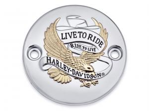 HARLEY-DAVIDSON® LIVE TO RIDE COLLECTION - GOLD - Timer Cover 25600067