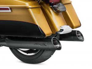 TWO-PIECE MUFFLER END CAP KIT - 4.5" - Satin Black 65100076A