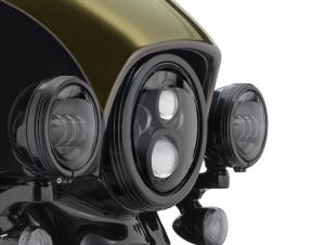 DEFIANCE KOLLEKTION - SCHEINWERFER-ZIERRING 4" Zusatzscheinwerfer - Schwarzeloxiert. 61400354