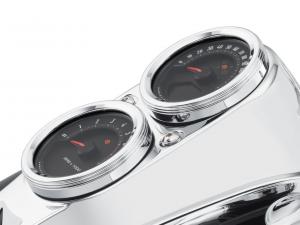 GAUGE BEZELS - DEFIANCE COLLECTION 5" Tank Gauge - Chrome. 61400438