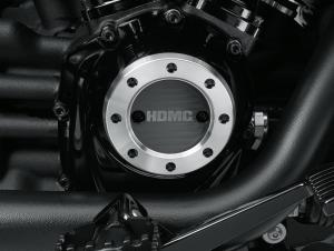 HDMC" - TIMER DECKEL - SCHWARZ MIT GEFRÄSTEN DETAILS - Milwaukee-Eight ab 17 25600145