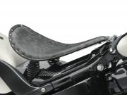 BOBBER DISTRESSED BLACK LEATHER SOLO SADDLE 52000320