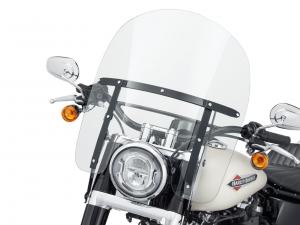 KING-SIZE H-D® DETACHABLES" WINDSHIELD - 18" Clear - Polished 57400335