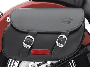 SMOOTH LEATHER SADDLEBAGS - Fits '00-later Softail models 90133-06B