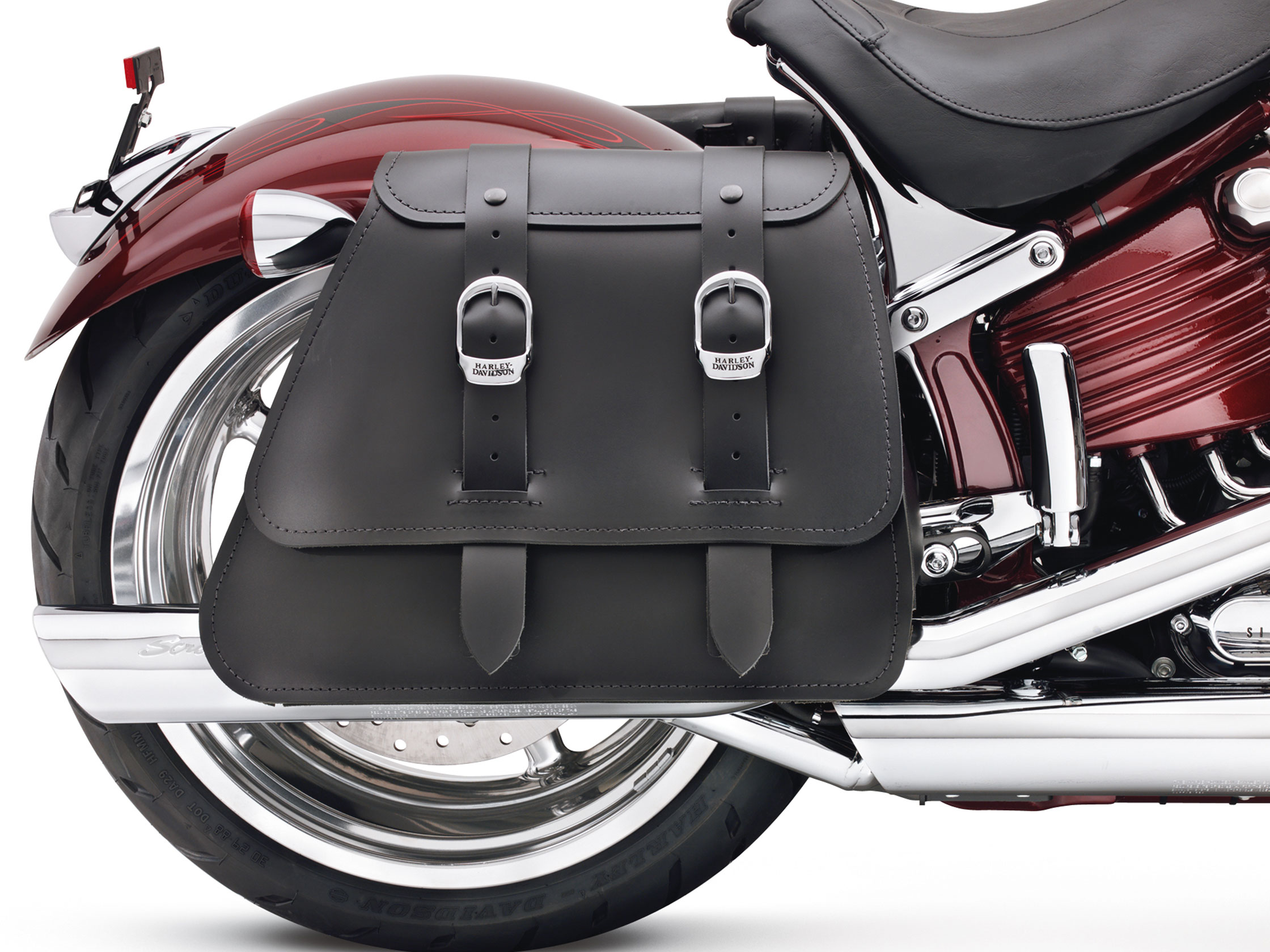 SADDLEBAG SUPPORT STRUCTURE 90222-08 / Saddlebags / Softail / Parts &  Accessories / - House-of-Flames Harley-Davidson