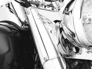 FORK COVER ACCENT STRIP KIT - CHROME 67891-99