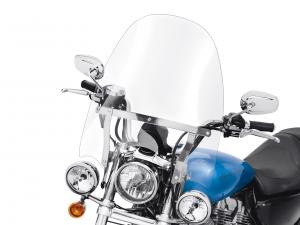 Detachable Compact Windshield for Models with Auxiliary Lighting - 18" Clear<br /> 57400053