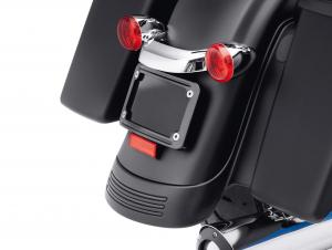 ABGERUNDETER NUMMERNSCHILDRAHMEN - TOURING - Schwarzglänzend - ab ‘10 67900058