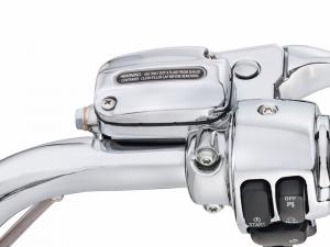 CHROME CLUTCH BRACKET AND MASTER CYLINDER<br />RESERVOIR KIT - Fits '05-'07 Touring models with cable operated clutch 46418-05A