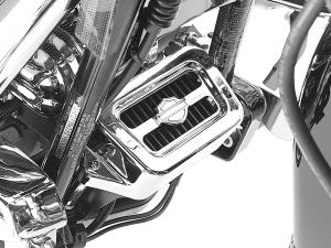VOLTAGE REGULATOR COVER - CHROME - Fits '97-'08 Electra Glide®, Road Glide® and Road King® 74543-00