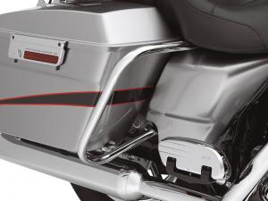 REAR SADDLEBAG GUARD AND SUPPORT KIT* - <br />Chrome - '04-'08 49291-07