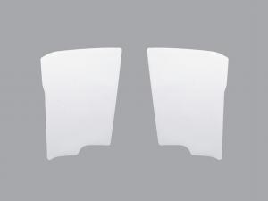 TRANSPARENT PAINT GUARD KITS - SADDLEBAGS - FRONT<br />- Fits '93-'13 11100082