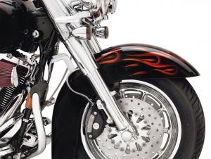 LOWER FORK SLIDERS - CHROME - Fits '00-'13 Touring 45500167