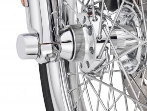 VORDERRAD-DISTANZRINGE - CHROM - Konisch - ab '08 ohne ABS 41458-08