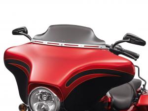 WIND SPLITTER WINDSHIELD - BATWING FAIRING<br />4.5" Dark Smoke - Fits '96-'13 Electra 57164-10