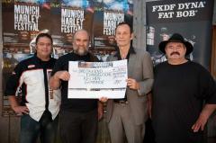 Munich Harley Festival - Scheckübergabe