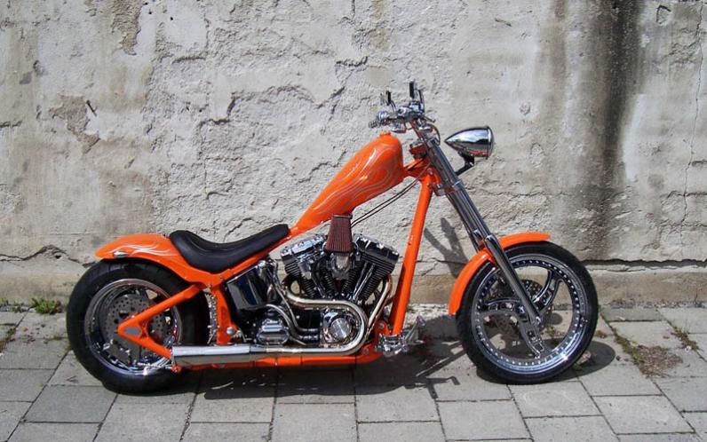 Orange custom sale chopper