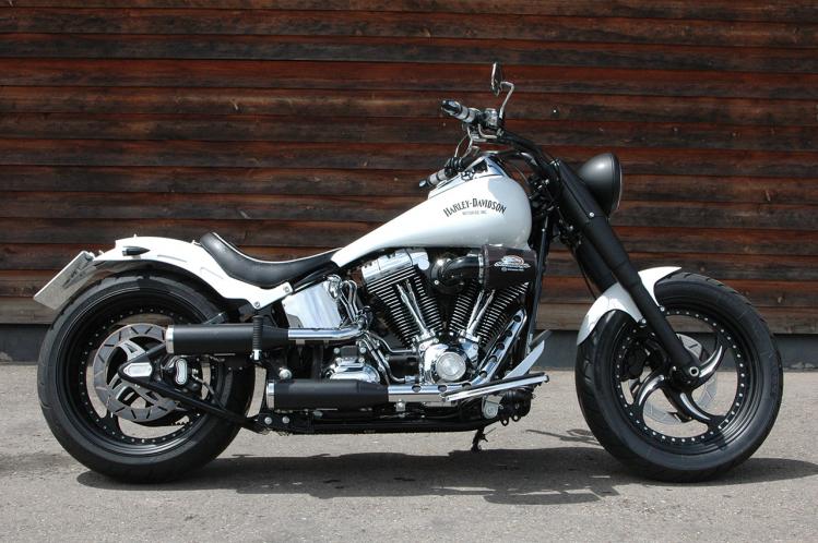 Harley davidson fat boy white clearance