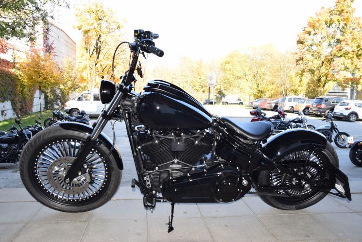 Softail FXST Softail Standard Umbau DARK ANGEL Custom Bikes Bikes Website House of Flames Harley Davidson