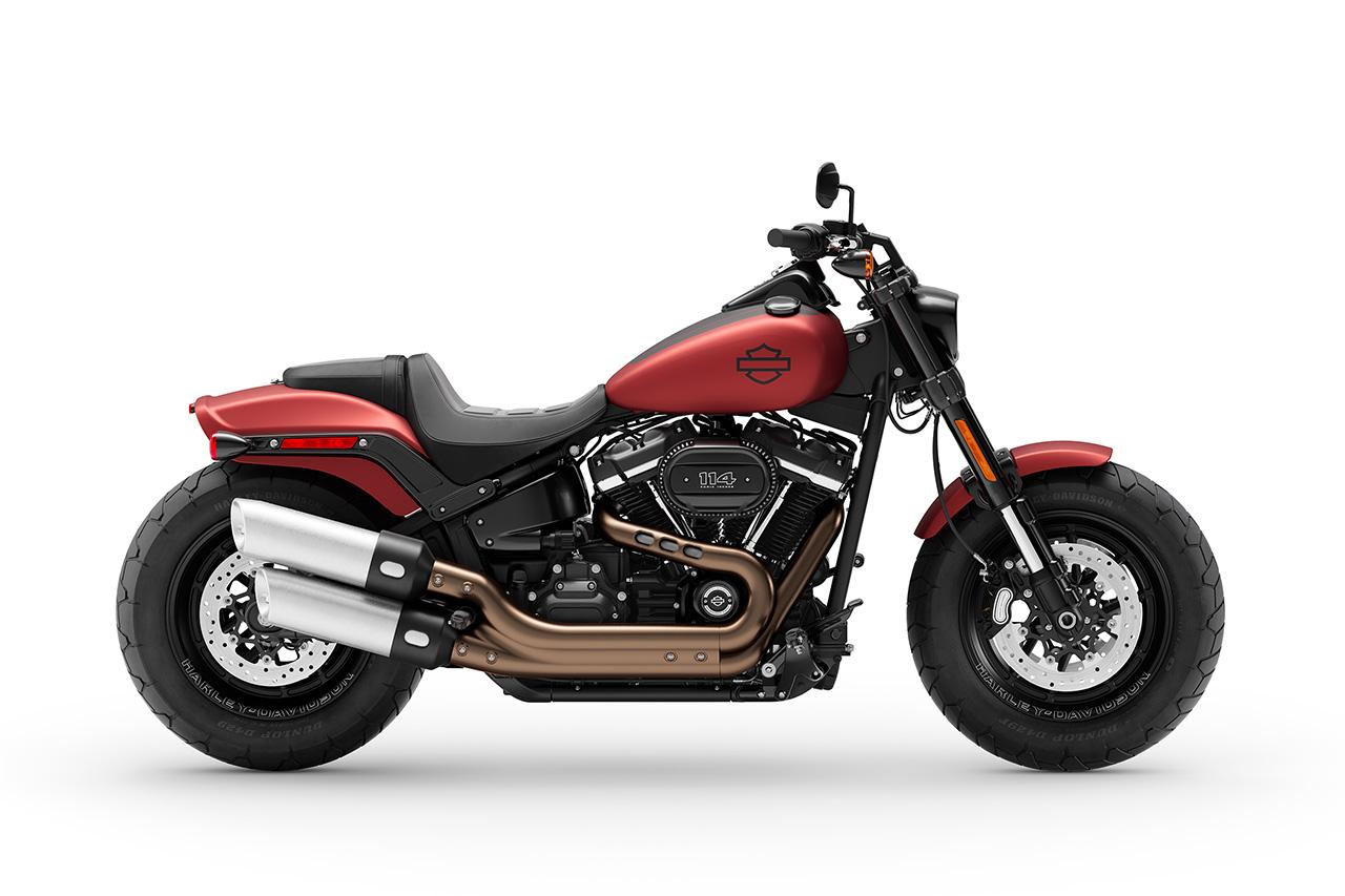 Wicked Red Denim / 2019 Softail HarleyDavidson® Softail FXFBS Fat