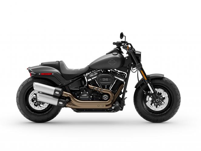Motorrad Abdeckplane XXL für Harley Softail Street Bob/ Fat Bob/ 114 schwarz