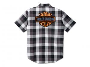 Hemd "Bar & Shield Wrinkle Resistant Short Sleeve Shirt Black"_1