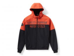 JACKET-KNIT,BLACK/ORANGE 97437-25VM