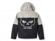 JACKET-KNIT,WILLIE G,BLACK/GRE_1