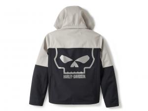 JACKET-KNIT,WILLIE G,BLACK/GRE_1