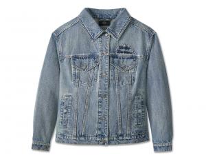 Jeans-Jacke "Studded Out Embellished Denim" 96618-24VW